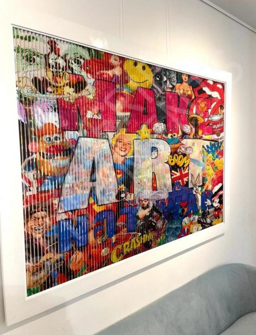 BOOM, MAKE ART NOT WAR. Oeuvre Originale